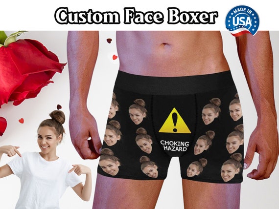 Regalo de Navidad para l Boxers faciales personalizados Boxers
