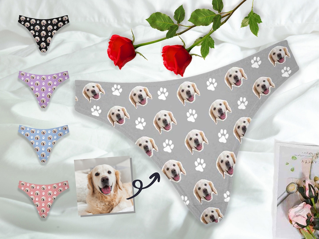 Valentine's Day Gift,funny Underwear, Dog Face Underwear,custom Pet