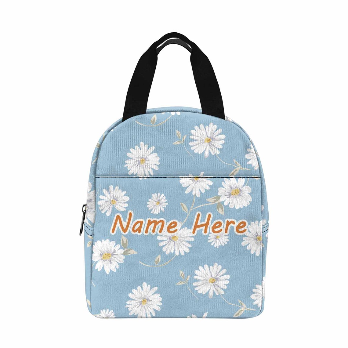 Baby Blue Lunch Bag Personalized Kid's Lunchbox Daisy Etsy