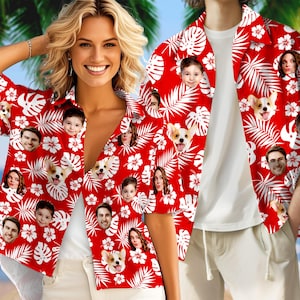 Custom Face Hawaiian Shirt: Personalized Photo Print Aloha Shirt