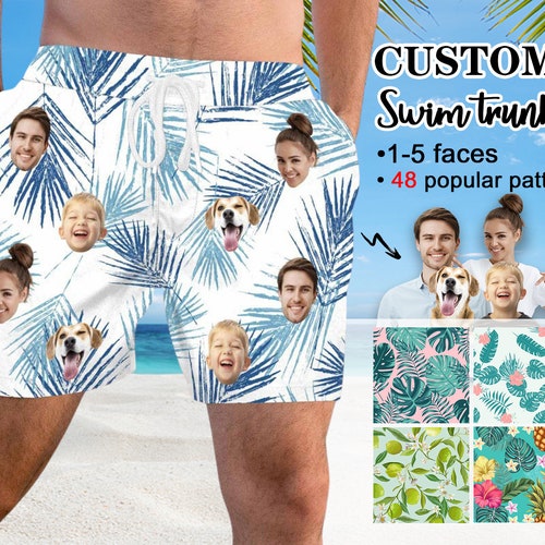 Personalized Women's Swimsuit With Face Custom Face on - Etsy