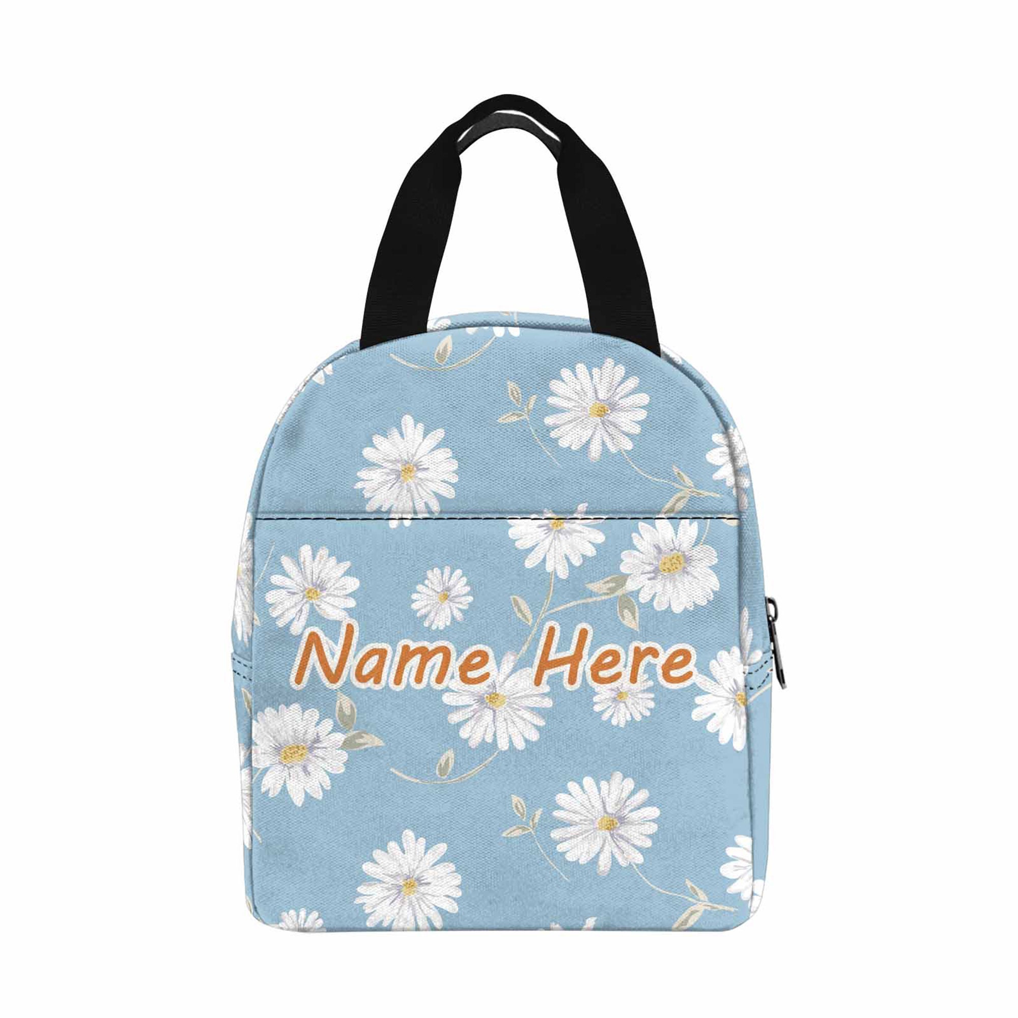 Baby Blue Lunch Bag Personalized Kid's Lunchbox Daisy Etsy