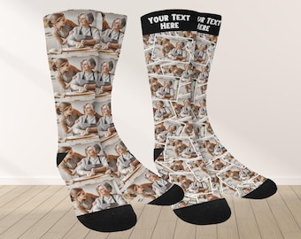 Custom Photo Socks: Personalized Family Pet Picture Socks
