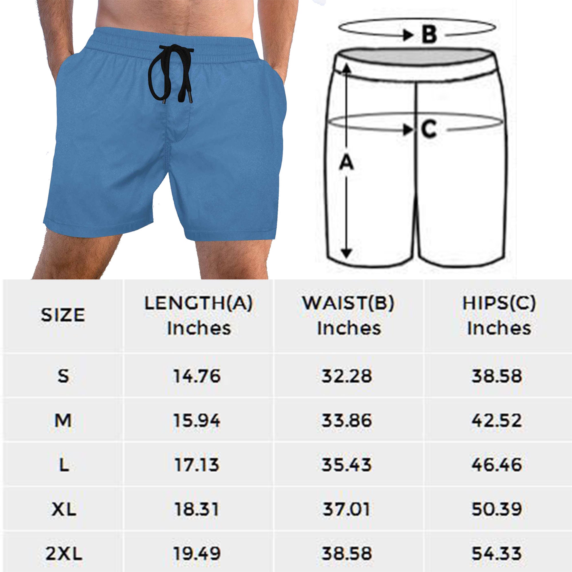 Funny Men Bathing Suit Custom Swim Trunks Hawaii Dance Etsy