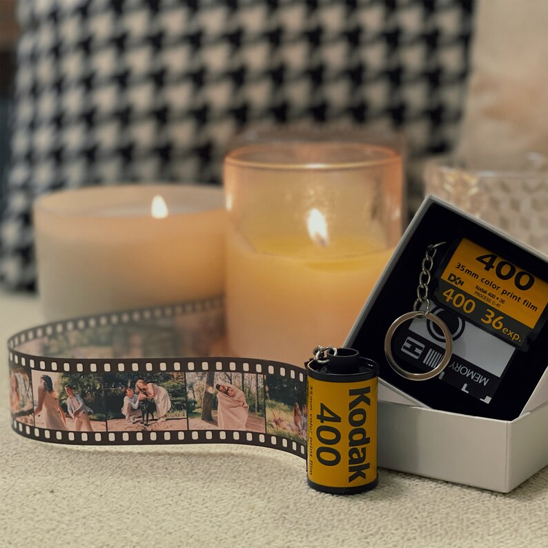 Personalized Film Roll Keychain Photo Film Camera Roll Etsy