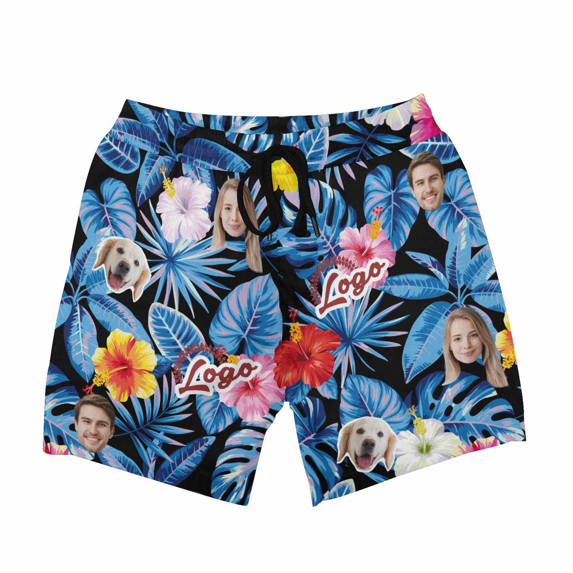 Custom Swim Trunks Face Bathing Suit Men Personalized Face Etsy