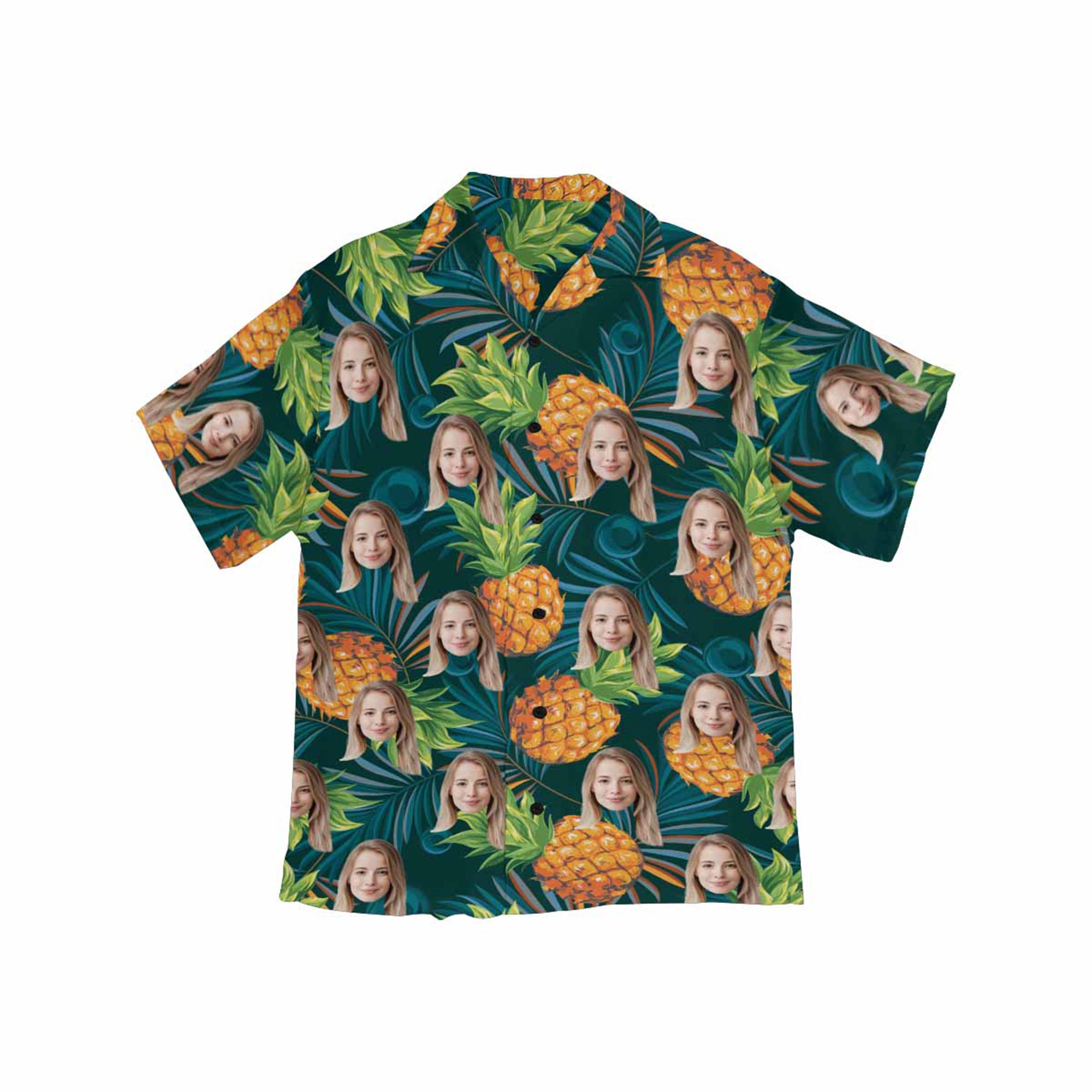 Pineapple Hawaiian Shirt With Face Custom Face Hawaiian Etsy