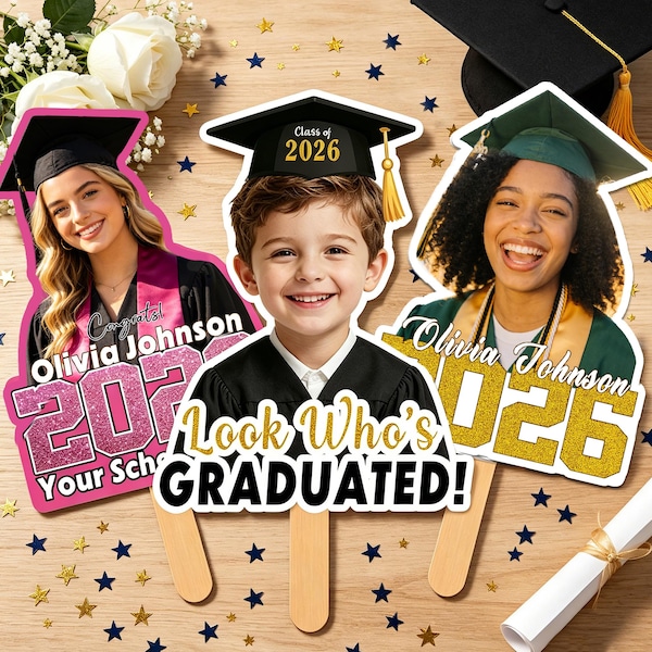 Look Whos Graduated Sign - Etsy