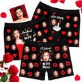 Personalized Face Boxer Briefs, Custom Funny Valentine's Underwear, Boyfriend Valentine's Day Gifts