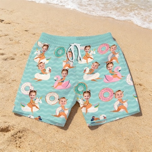 Bañador personalizado con rostro: Traje de baño para hombre personalizado, regalo para despedida de soltero imagen 15