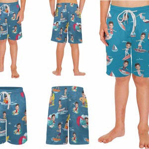 Bañador personalizado con rostro: Traje de baño para hombre personalizado, regalo para despedida de soltero imagen 11