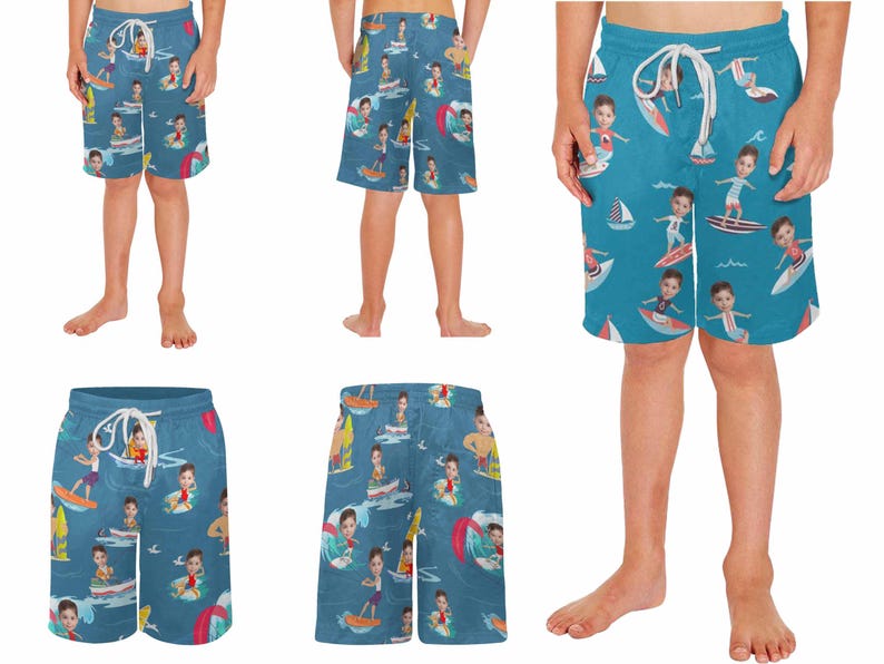Bañador personalizado con rostro: Traje de baño para hombre personalizado, regalo para despedida de soltero imagen 11