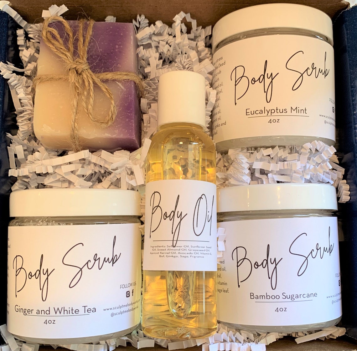 Body Scrub Gift Box Beauty Box Spa Day Box Gift Box for Etsy