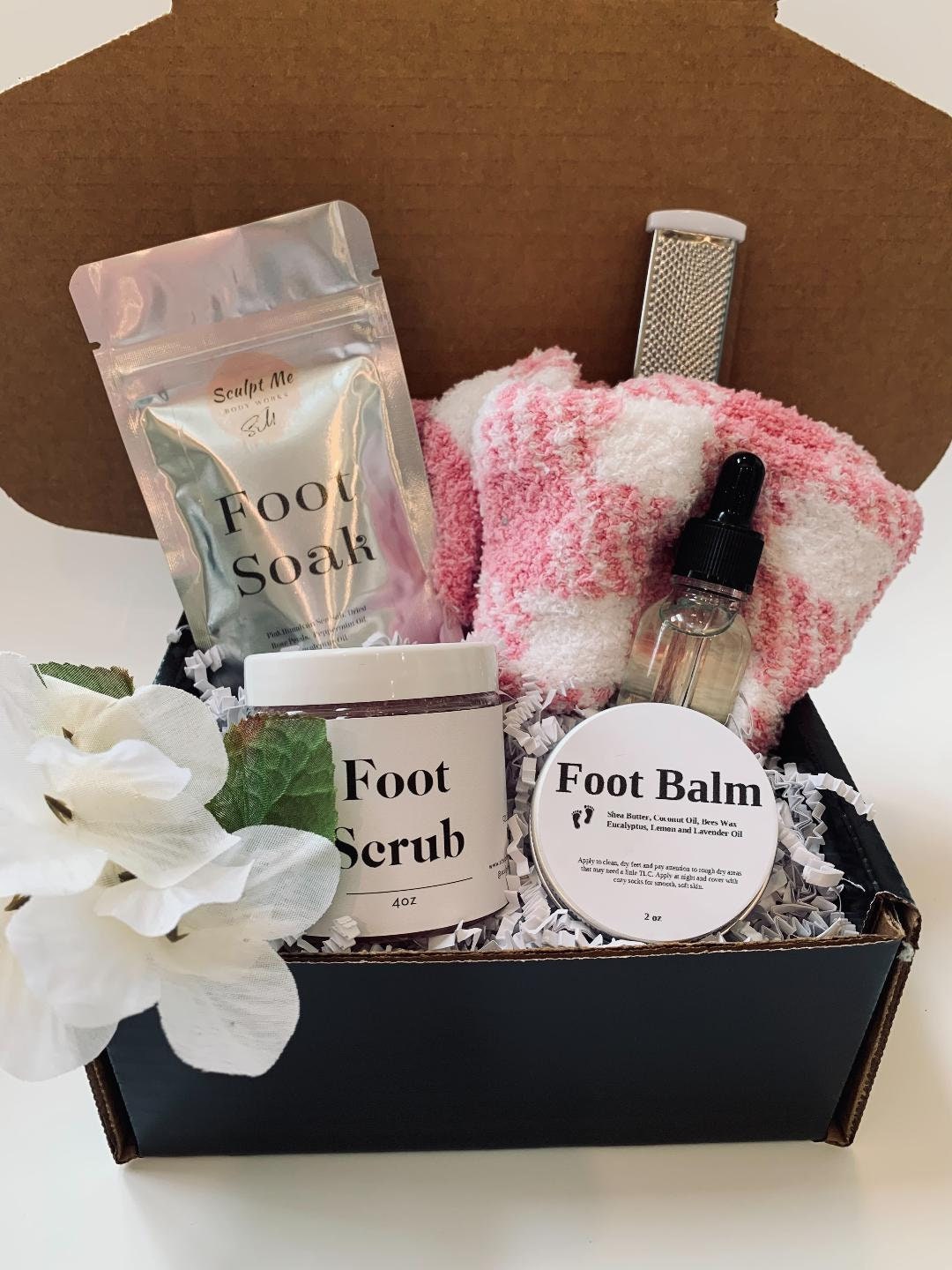 Foot Pampering Gift Foot Care Box Pedicure Gift Box Self Etsy
