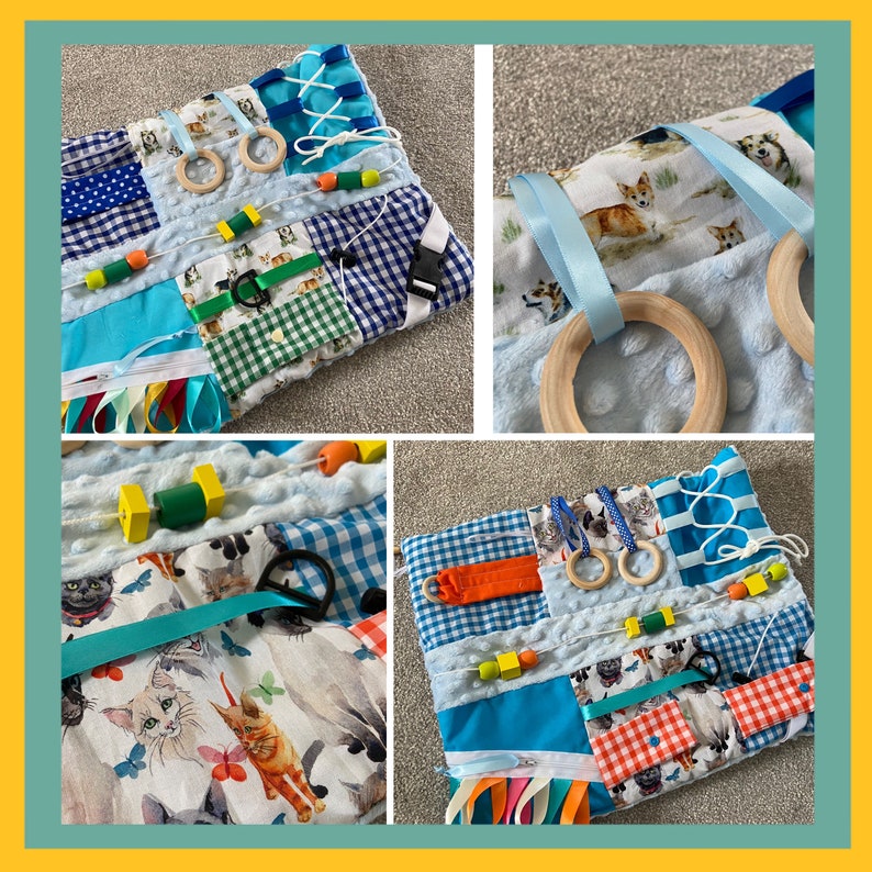 Lap Blanket Fidget /sensory Blanket dementia Autism Etsy UK