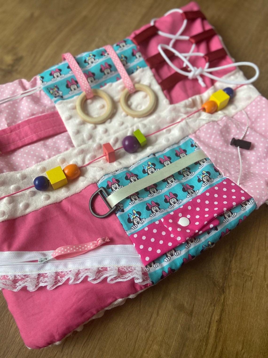 Fidget Blanket Dementia Alzheimer Memory Loss Busy Hands Etsy