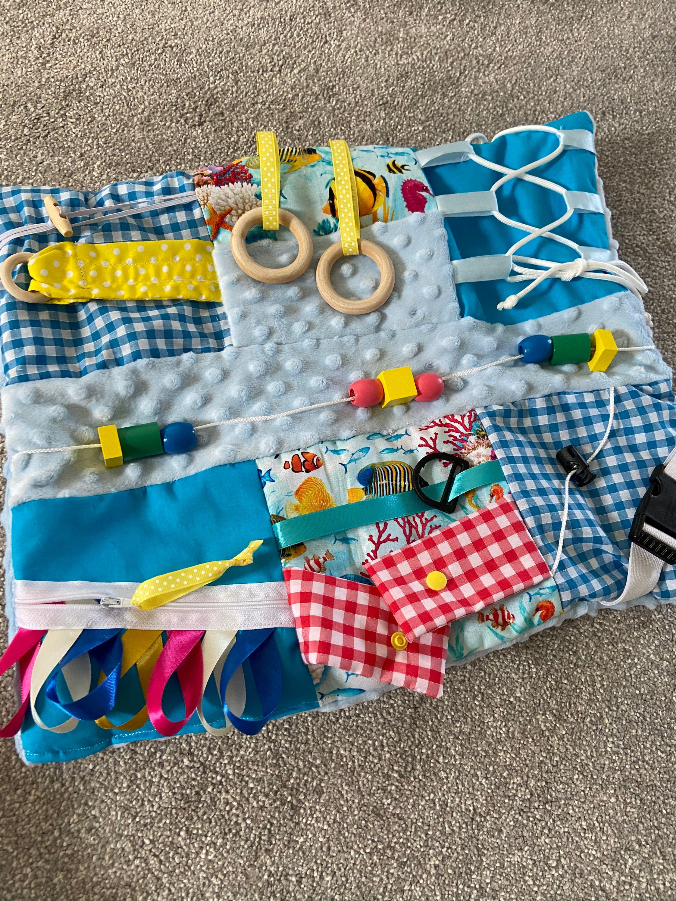 Lap Blanket Fidget /sensory Blanket dementia Autism Etsy UK
