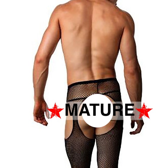 Fishnet/mesh Tights Black Open Crotch One Size Sexy - Etsy
