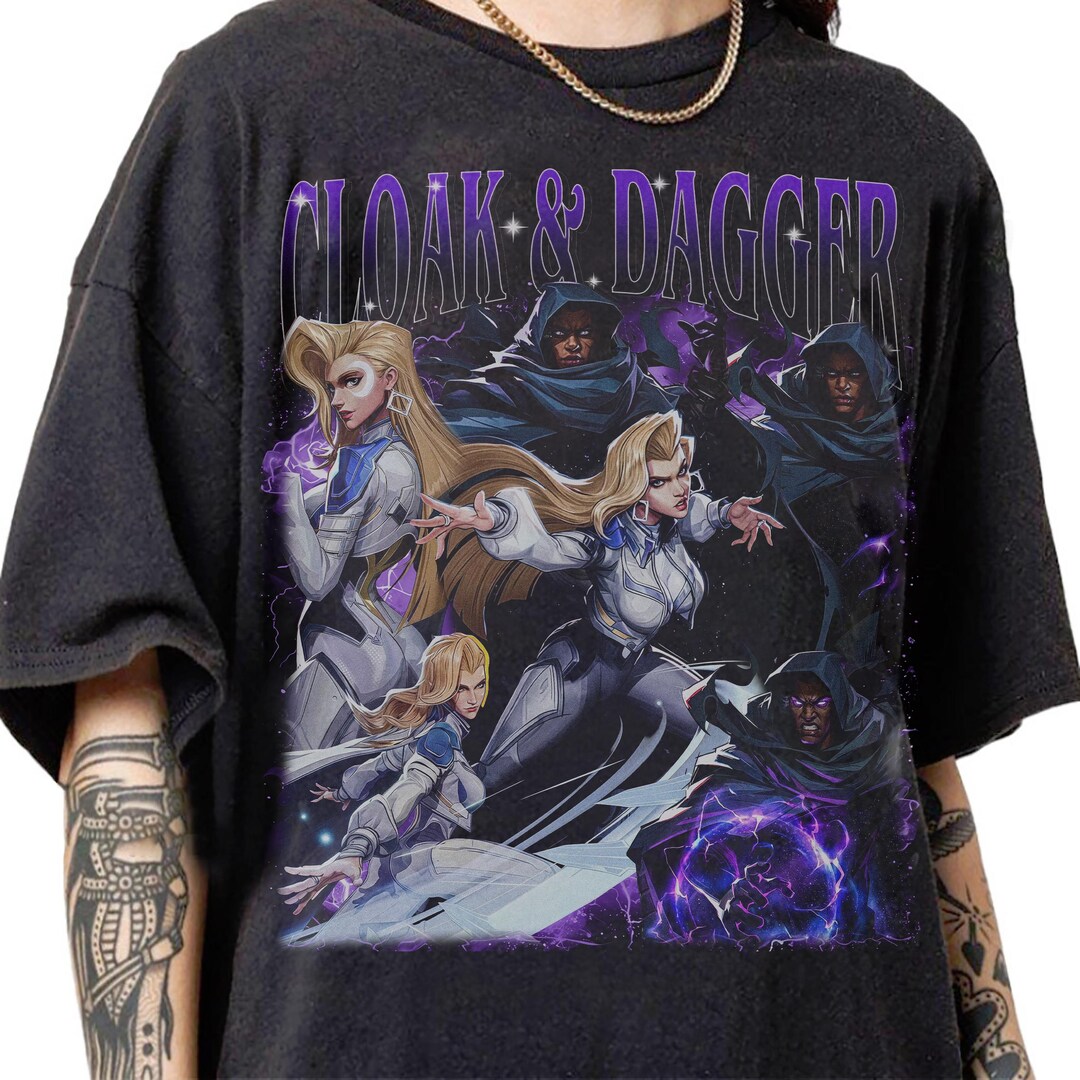 Retro 90s Vintage Cloak and Dagger MCU Rival Shirt, Cloak and Dagger ...