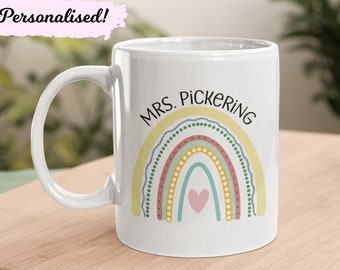 Personalised Teacher Mug, Teaching Is My Jam Mug For Teachers End Of School Year Gift, Personalised Gifts, Teacher Thank You Gifts For Women