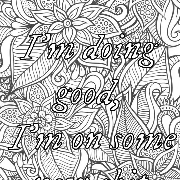 Taylor Swift Explicit Coloring Pages