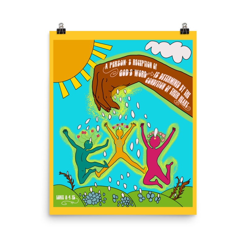 18 x 24 Parable of the Sower Poster Print Luke 8:4-15