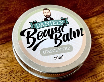 Beard Balm | Beard Grooming | Organic 30ml Unscented