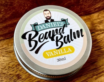 Vanilla Beard Balm 30ml | Natural Organic | Mens Grooming