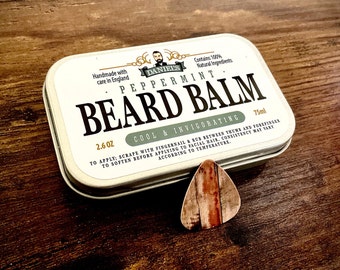 Peppermint Luxury Beard Balm 75ml 2.6 fl OZ | Mens Grooming