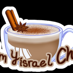 Am Yisrael Chai Tea Sticker