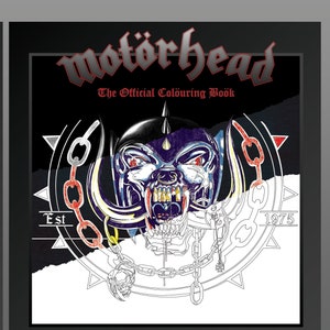 MOTORHEAD Official Colouring Book : Motorhead / Heavy Metal colouring book / adult colouring book / Motorhead gift / Heavy Metal gift