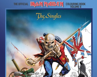 IRON MAIDEN Official Colouring Book Volume II The Singles /Iron Maiden fan/Heavy Metal gift/ Heavy Metal fan / Adult colouring book