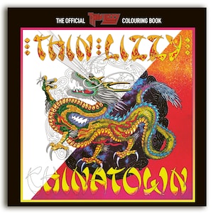 THIN LIZZY Official Colouring Book : Thin Lizzy / Classic Rock fan / adult colouring book / Official Thin Lizzy / Jim Fitzpatrick
