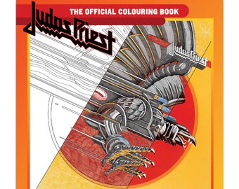 JUDAS PRIEST Official Colouring Book : Judas Priest/ Heavy Metal colouring book / adult colouring book / Judas Priest gift / Heavy Metal