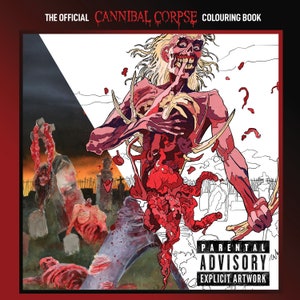 Officiell Cannibal Corpse målarbok: Death Metal Horror Artwork