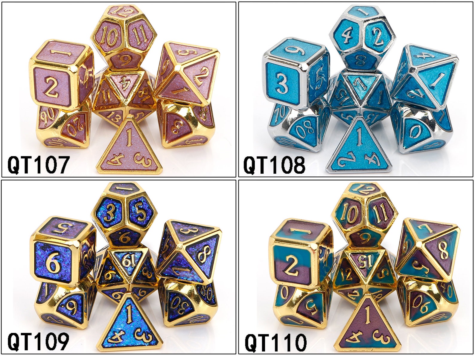 Dnd dice set dungeons and dragons dice d&d dice metal Etsy