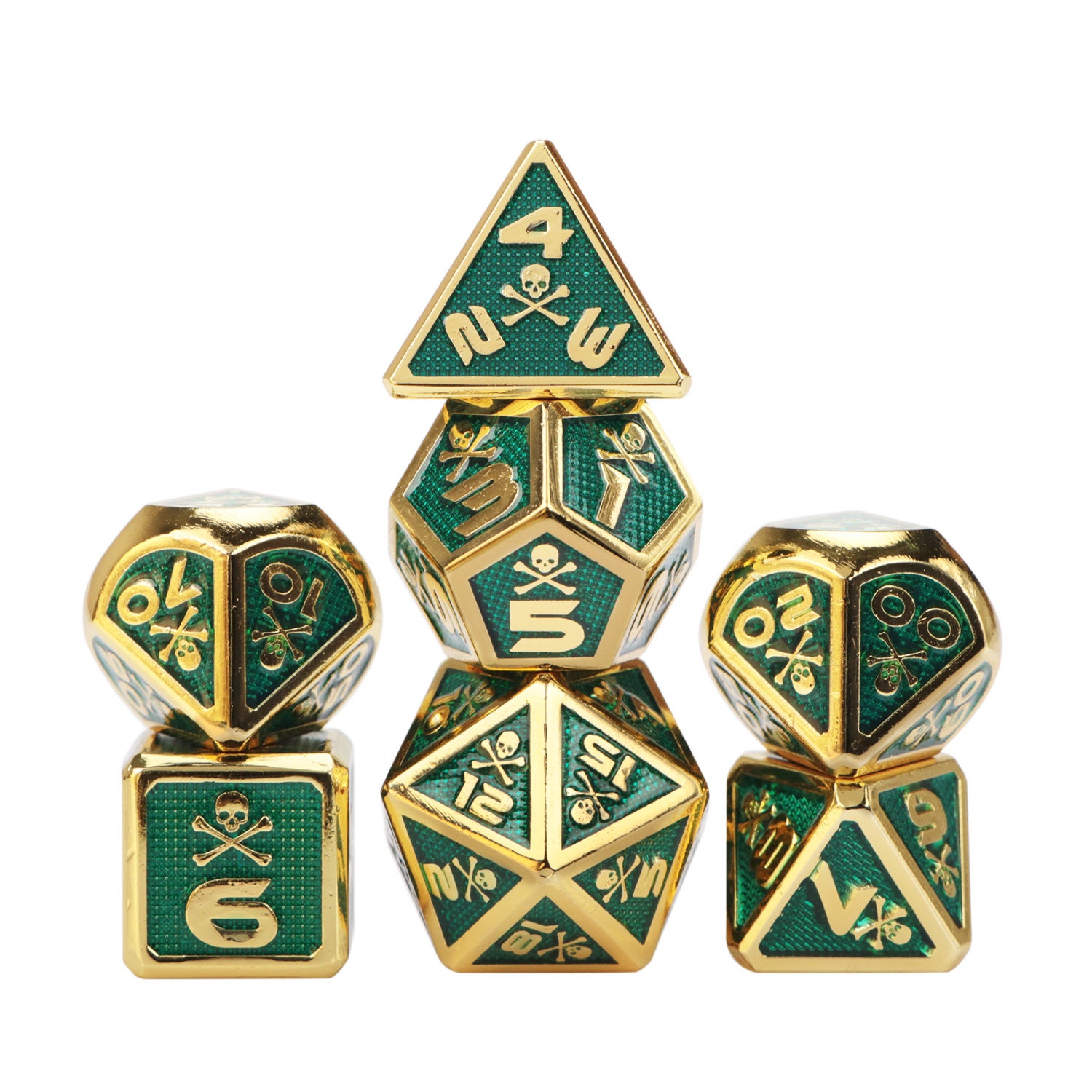 Tabletop dice set polyhedral dnd dice dnd metal dnd set Etsy