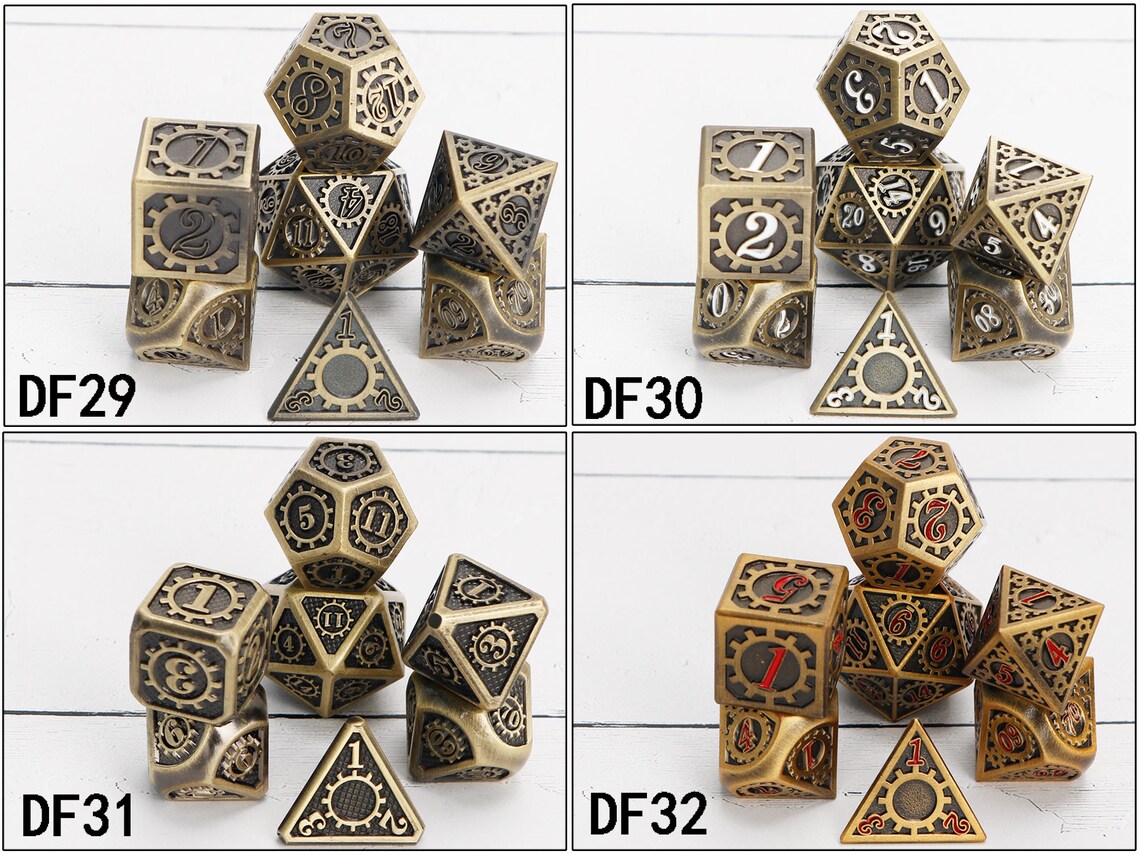 Dnd dice set Gear d&d dice d20 rpg dice set dungeon and dragon Etsy