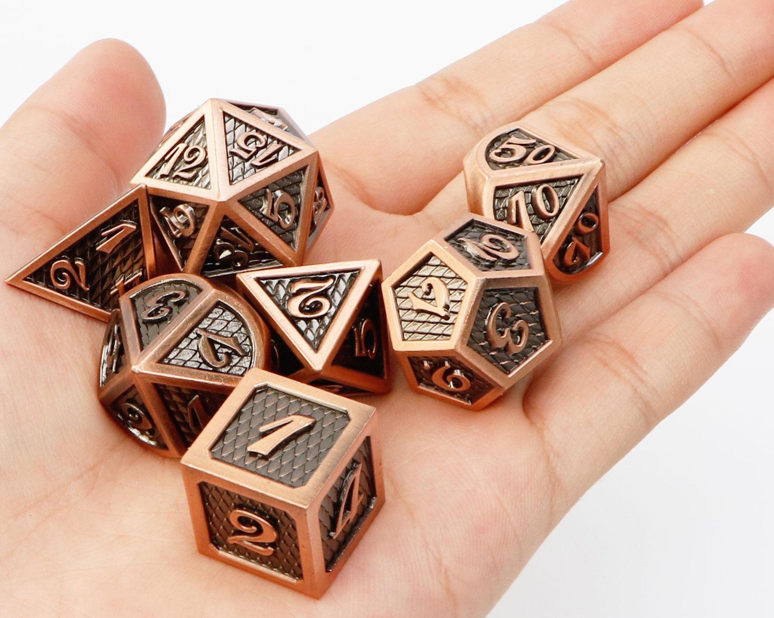 Metal d&d dice/ dnd dice /tabletop dice set/dungeons and Etsy