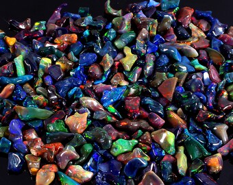 AAA+++ Natural Ethiopian Black Opal uncut Black Opal Rough, Black Opal Uncut Lot, Big Size Black Opal Uncut Lot, Big Size Black Opal Rough