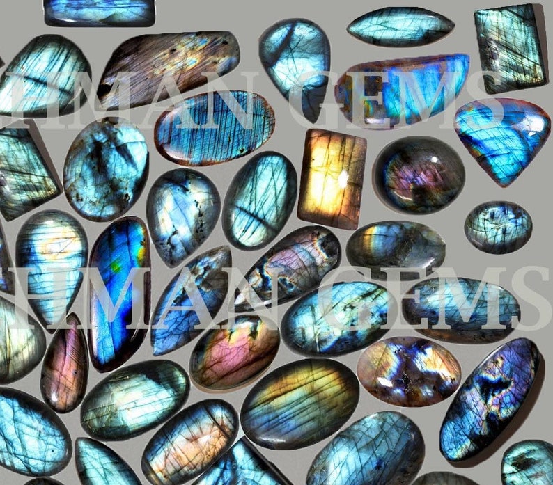 Mix Shape And All Size. 1 Kg Multi Fire Flashy Labradorite Lot Cabochon Gemstone