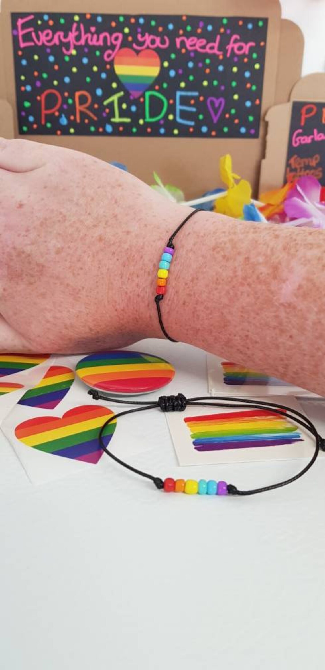 Pride box pride gift box LGBTQ pride accessories rainbow Etsy