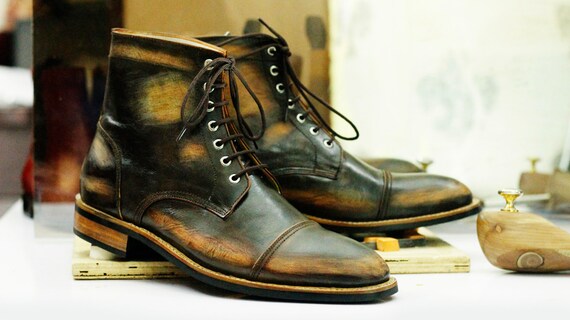 Exotic steel toe 2025 work boots