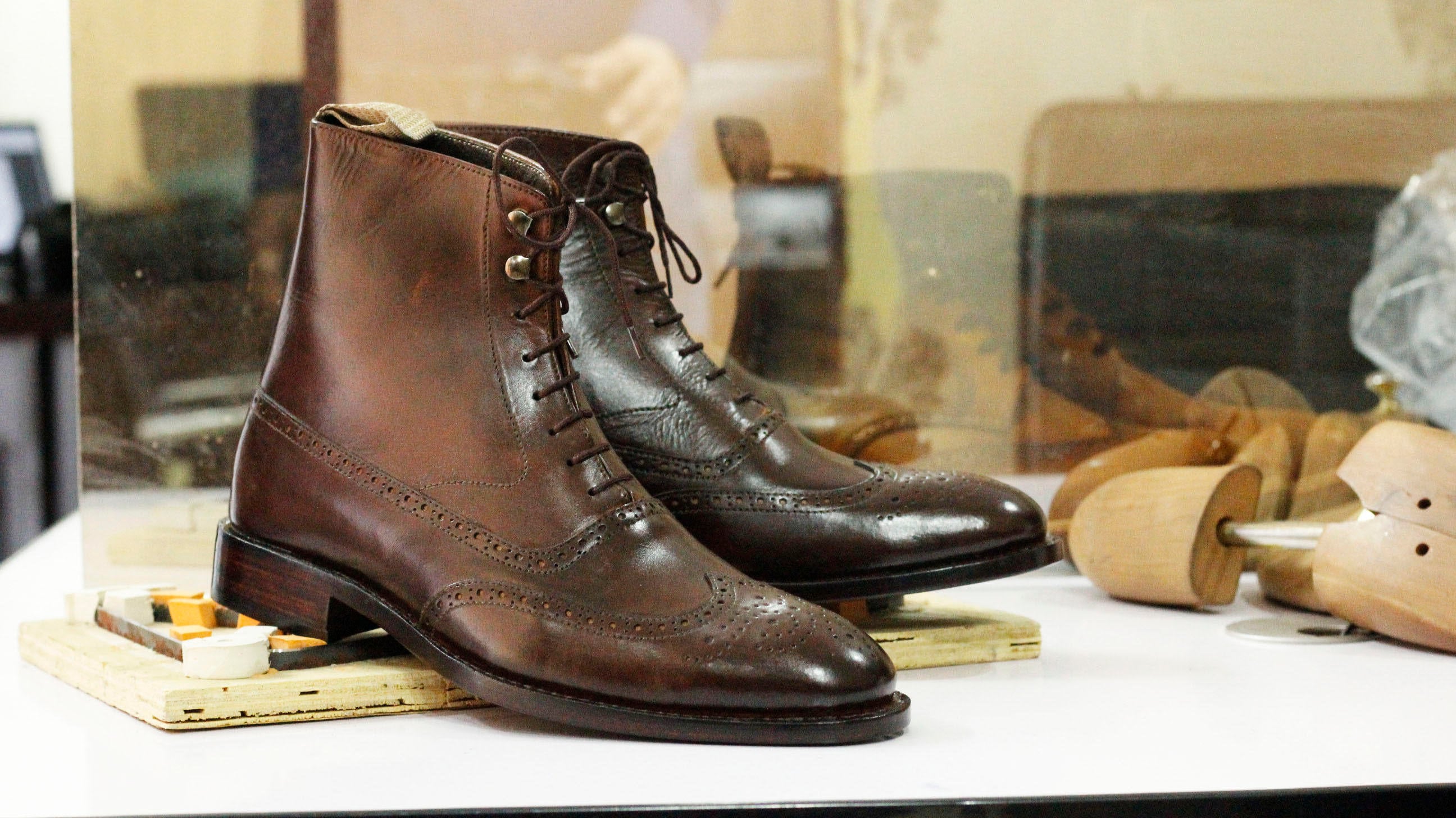 ladies brogue boots size 7