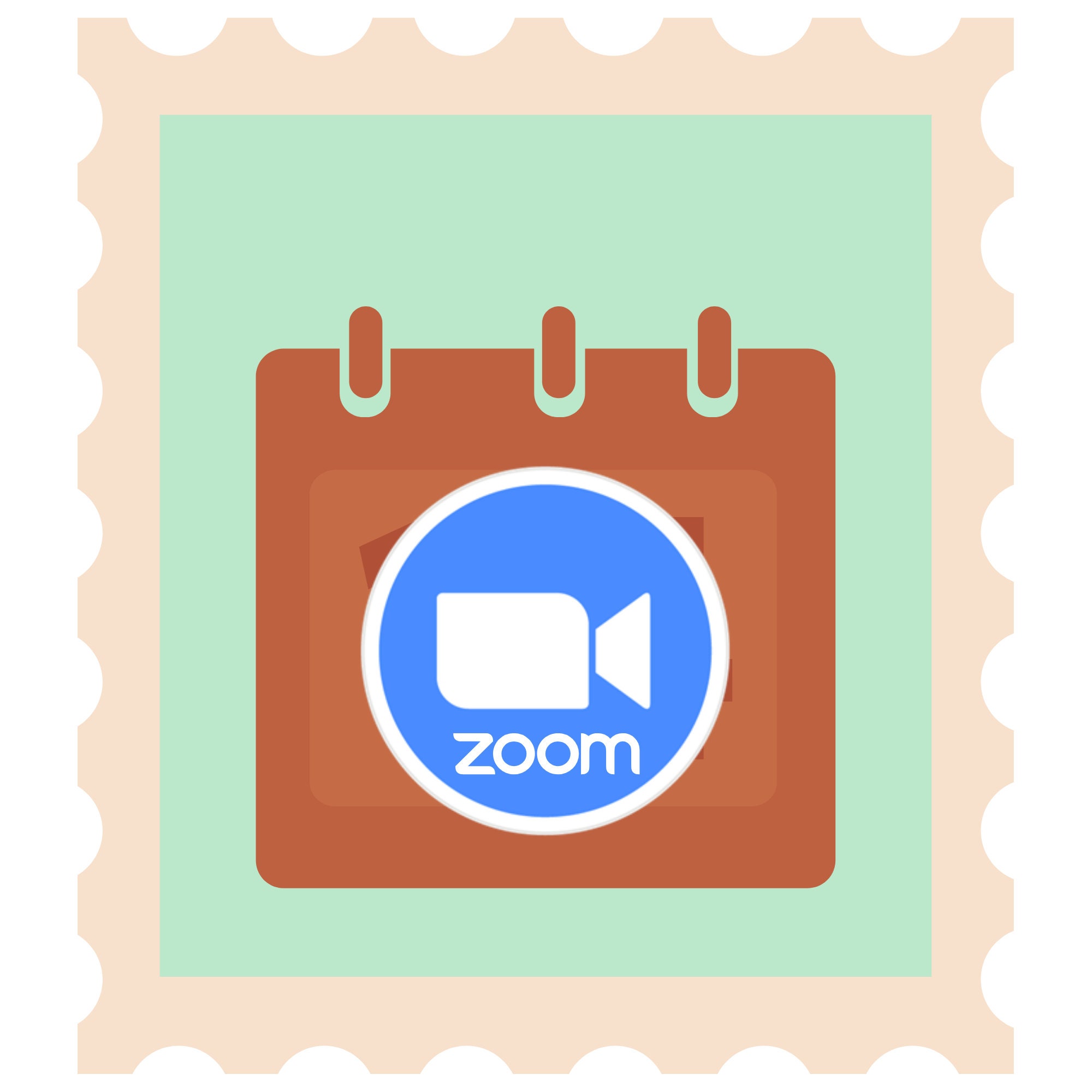 Zoom meeting Call Icon Videoconferencing Planner Stickers Etsy