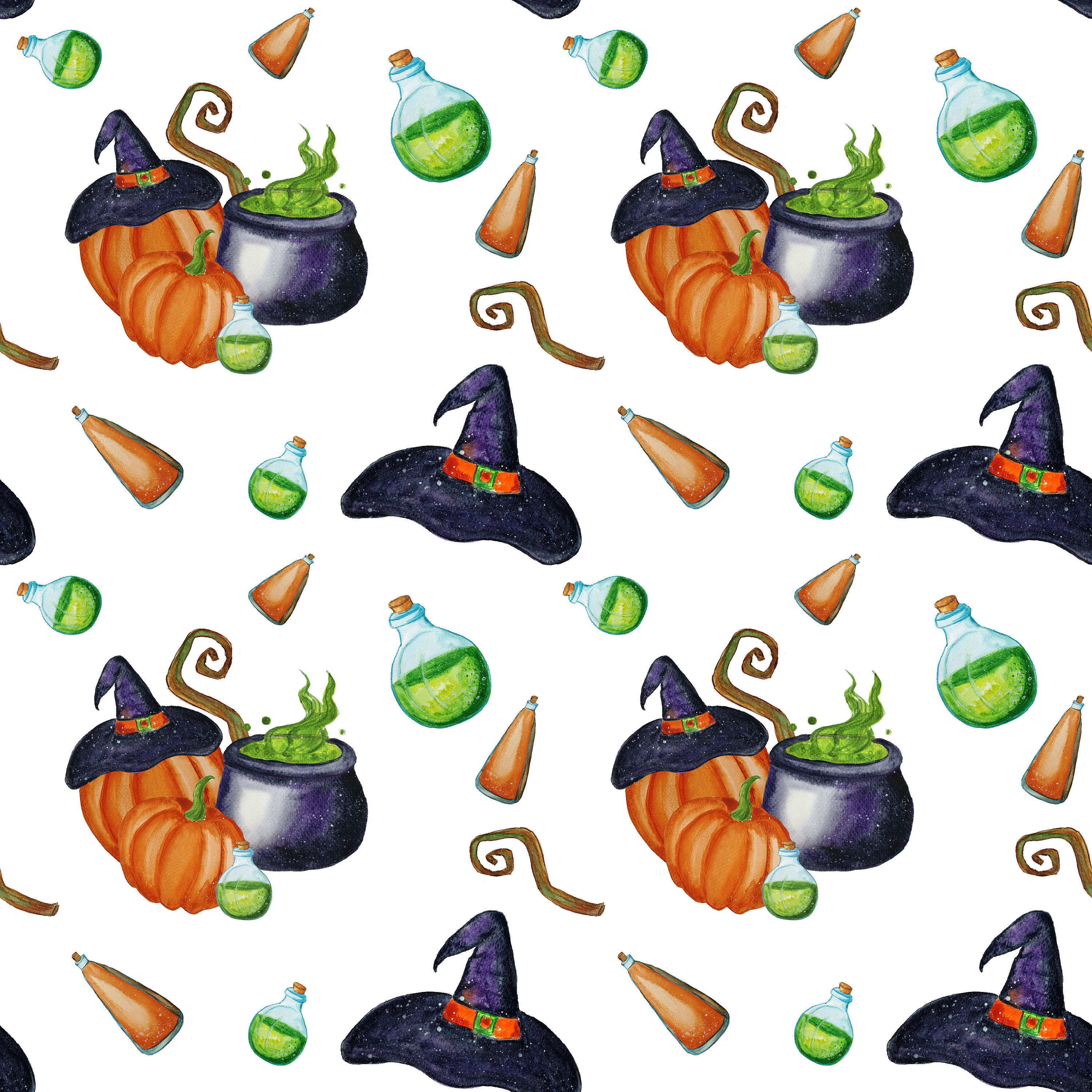 Halloween seamless digital file Seamless Pattern Seamless Etsy