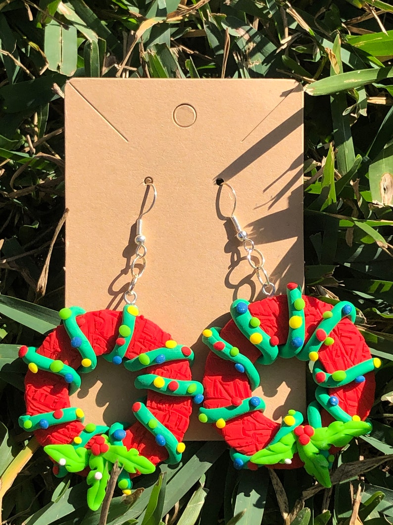 Christmas Wreaths Earrings