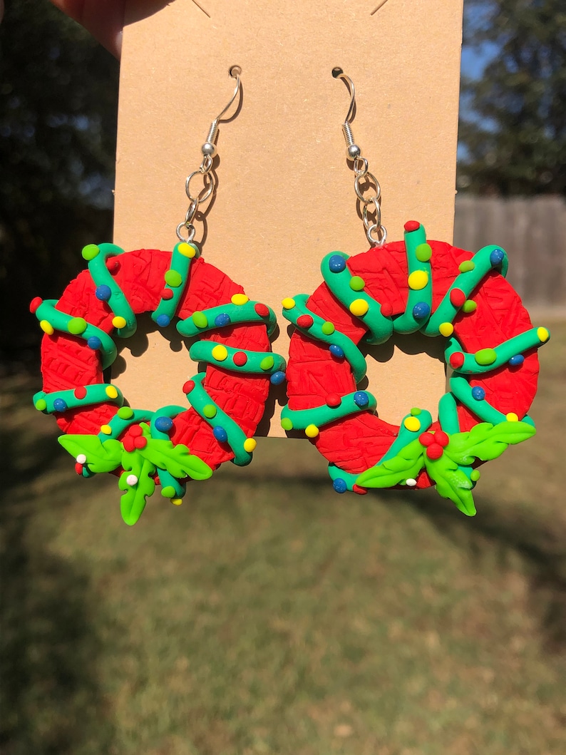 Christmas Wreaths Earrings