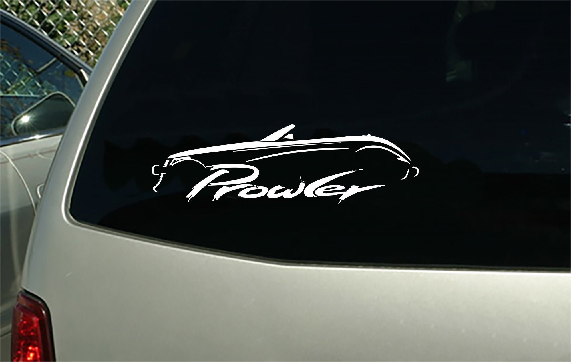 2001 Plymouth Prowler car sticker decal wall graphic Etsy