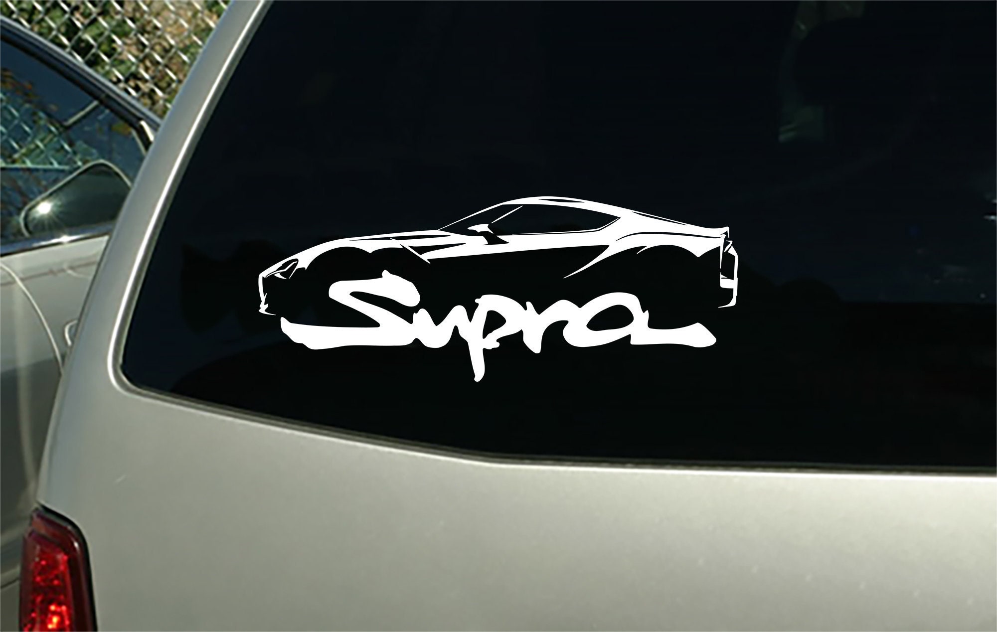 2017 Toyota Supra Sport Car Sticker Decal Wall Graphic Etsy